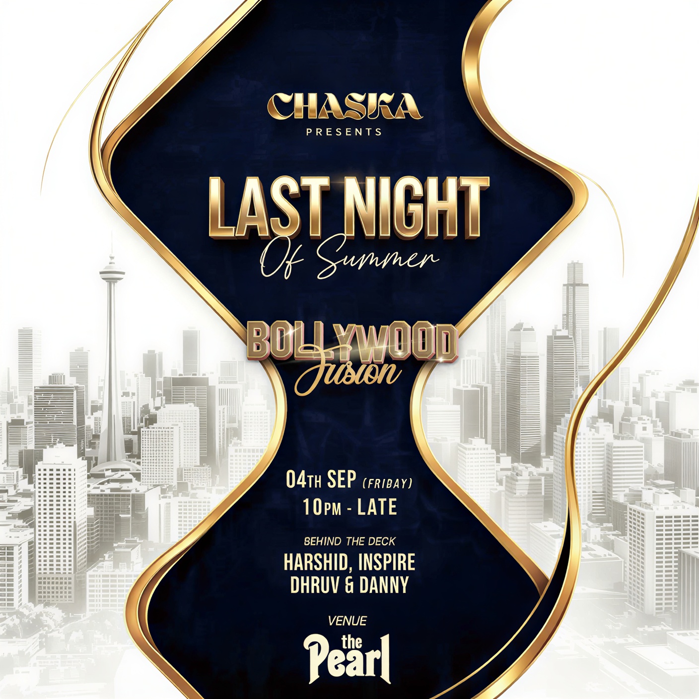 Event poster for Last Night Of Summer, The Pearl, Vancouver